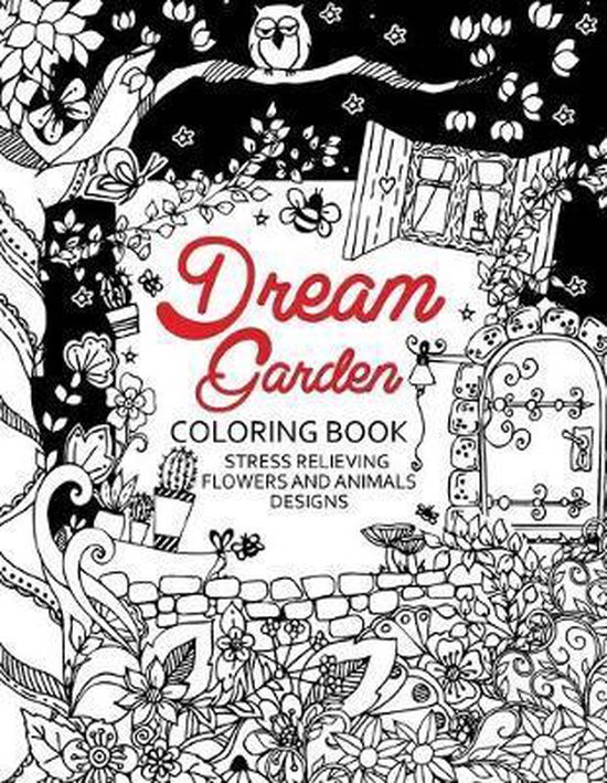 Dream Garden Coloring BooK, Tiny Cactus Publishing | 9781976139314 ...