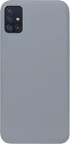 ADEL Siliconen Back Cover Softcase Hoesje Geschikt voor Samsung Galaxy A51 - Grijs