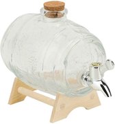 Sapdispenser met kraan - Drankdispenser - Limonadedispenser - 1l - 21,5x21xh33,5cm