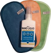 3 doekjes - Brillendoekjes Nano - Nano doekjes - Brillendoek - Bril schoonmaken - Combi Korting - Nano vloeistof - Anti Condens -