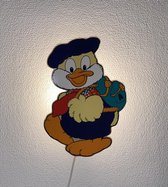 Houten Kinderkamer lamp Duck| E14 LED | Wandlamp