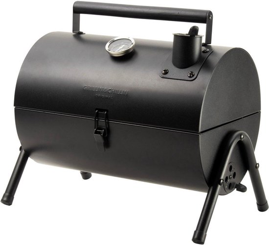 Gusta BBQ grill smoker - roker zwart