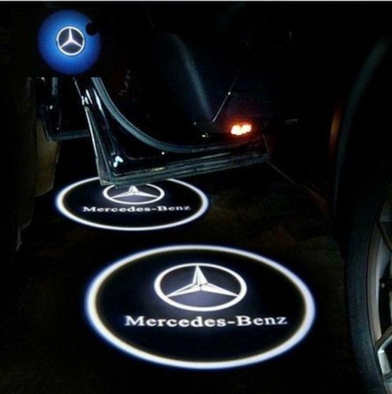MERCEDES – Deur Logo Projector – Draadloos – Universeel – 3D Laser – Led  Licht –... | bol