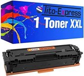 Tito-Express PlatinumSerie® 1 x toner Cyaan alternatief voor HP CF541X cyaan