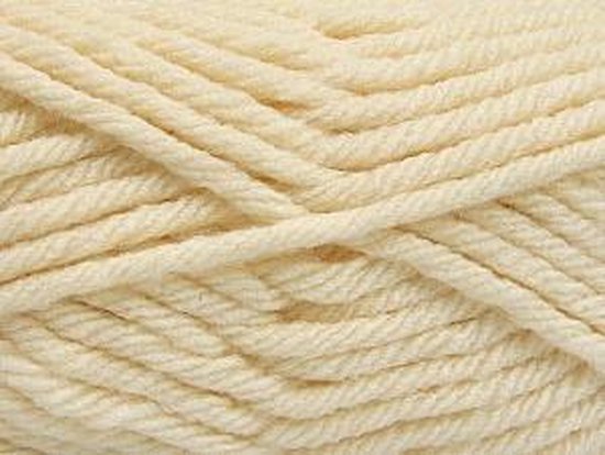 vrijgesteld gesponsord luisteraar Breigaren acryl kopen kleur creme - super bulky yarn pendikte 8-9 mm dik  garen voor... | bol.com