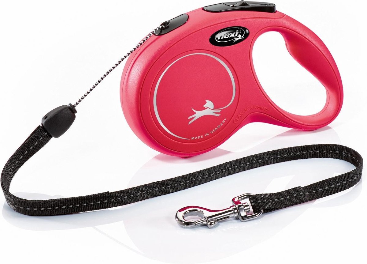 Bol.com Flexi New Classic Koord - Hondenriem - Rood - S - 8 m - <12 kg aanbieding