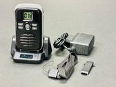 Compacte Mini Portofoon/Walkie Talkie Kit inclusief tafeldock oplader- TIJDELIJK INCLUSIEF GRATIS oortje+microfoon-functie!