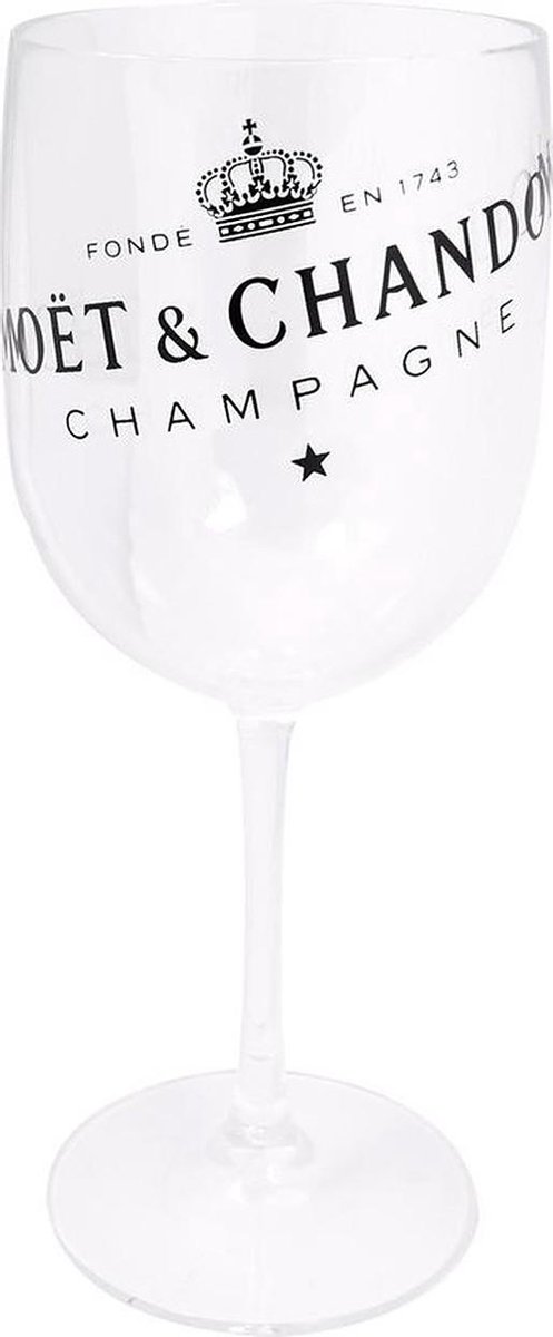 Moët & Chandon Transparant Acryl Champagne Glas - 1 stuk