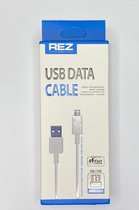 REZ Micro-USB naar USB Kabel – Fast charging- 1 meter -  Wit