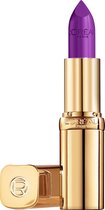 L’Oréal Paris Color Riche Satin Lipstick - 142 Bonjour Bastille - Paars - Verzorgende lippenstift verrijkt met Arganolie - 4,54 gr