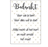 Spreukbord Hout Tekstbord 30 x 42 cm Wandbord Wanddecoratie Bedankt Cadeau Geschenk Woonkamer Spreukborden Muur Decoratie Tekst Wandborden Decoratie Geschenk