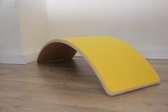 All kinds of stuff - Houten balansbord - Balanceboard - geel vilt