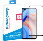 Telefoonglaasje Screenprotectors Geschikt voor OPPO Reno 4 - Volledig Dekkend - Gehard Glas Screenprotector Geschikt voor OPPO Reno 4 - Beschermglas van rand tot rand