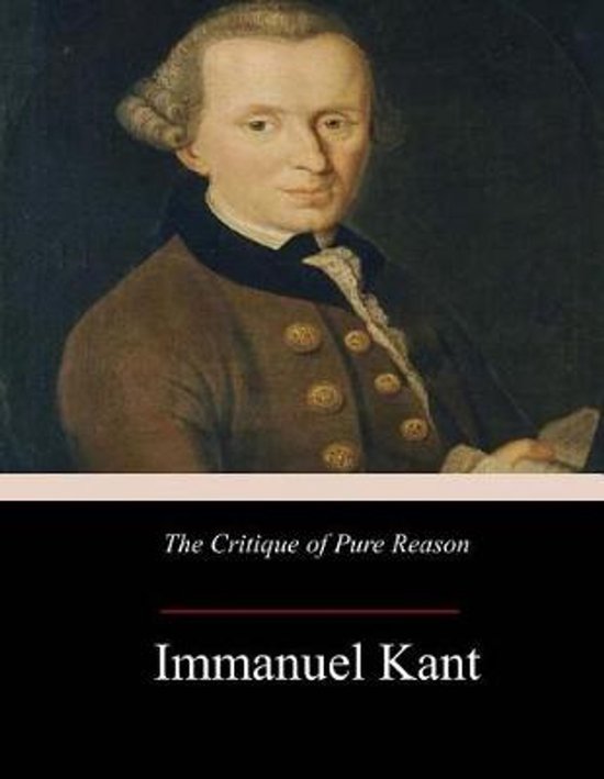 Portret van Immanuel Kant, auteur van "The Critique of Pure Reason".