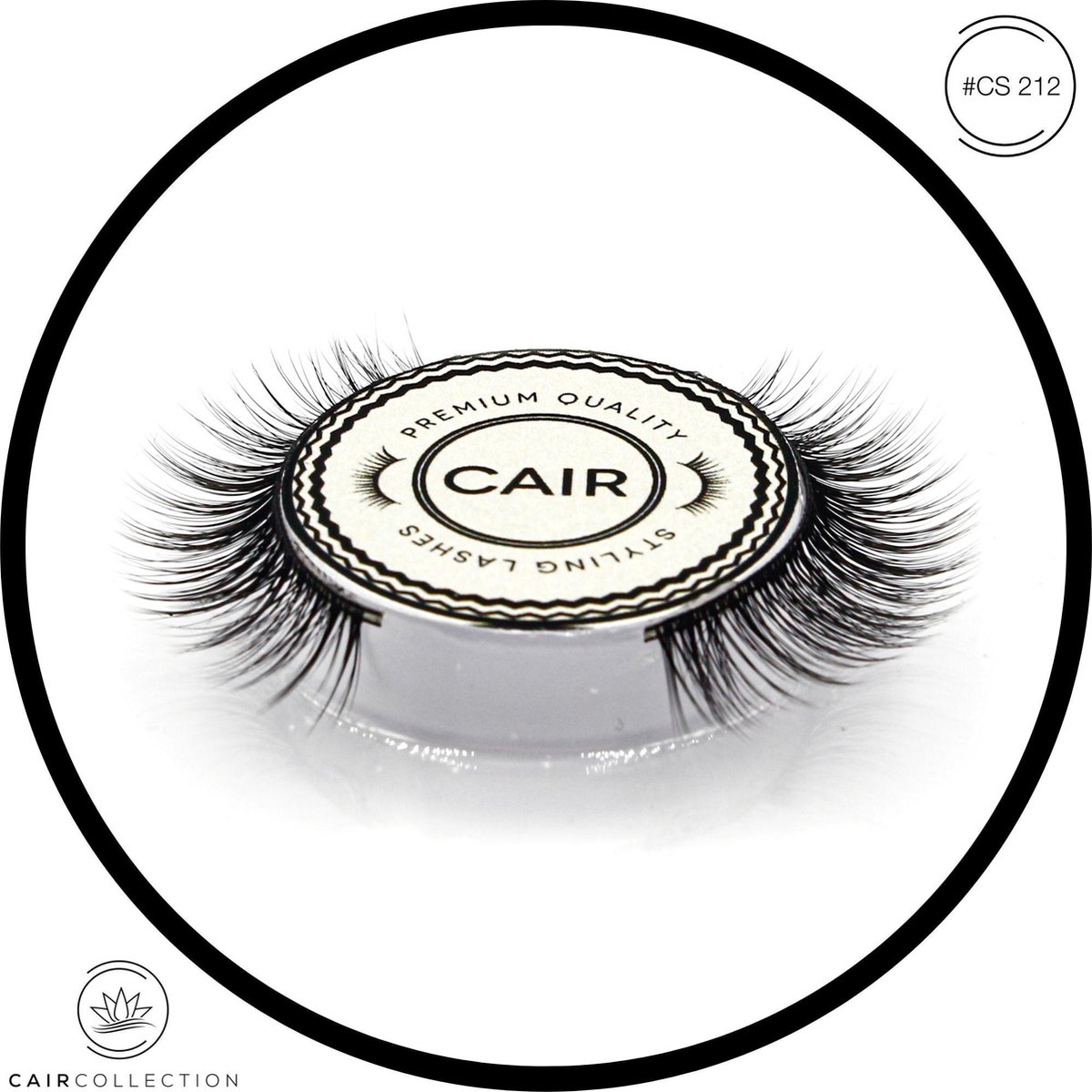 CAIRSTYLING CS#212 Premium Professional Styling Lashes Wimperverlenging Synthetische Kunstwimpers False Lashes Cruelty Free Vegan