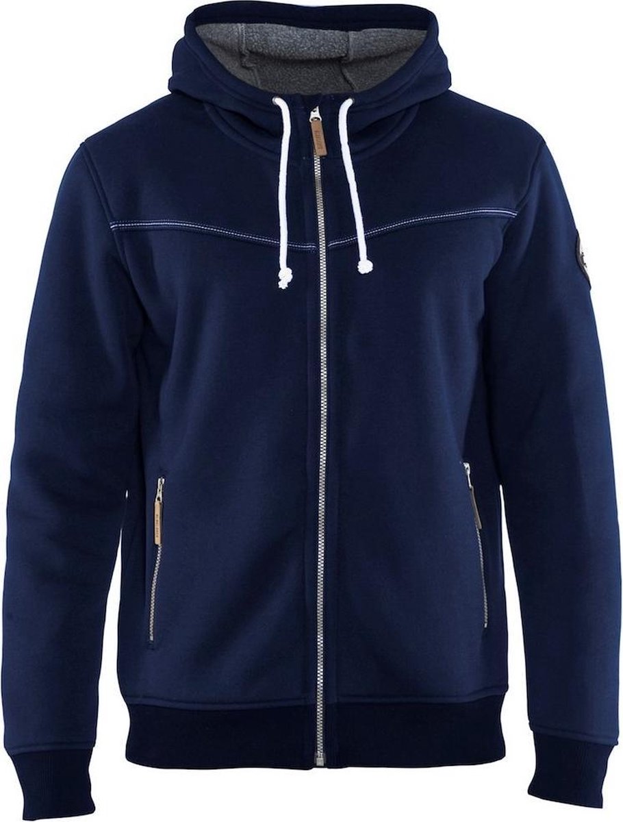 Blåkläder 4933-2514 Hoodie met warme voering Marineblauw maat S