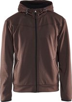 Blåkläder 3363-2526 Hoodie met rits Bruin/Zwart maat 4XL