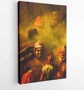 People covered in colored powder - Modern Art Canvas - Vertical - 3367459 - 80*60 Vertical