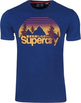 Superdry - Heren T-Shirt - Wilderness - Navy