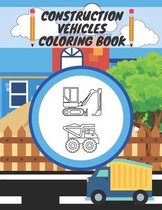 Construction Vehicles Coloring Book