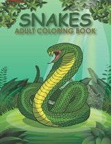 Snakes adult coloring book
