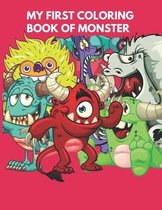 My First Coloring Book of Monster