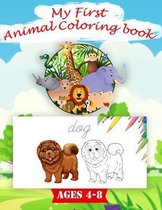 my first animal coloring book ...