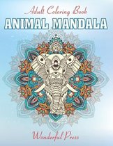 ANIMAL MANDALA Adult Coloring Book