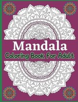 Mandala Coloring Book For Adult