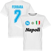 Napoli Ferrara 2 Team T-Shirt - Wit - XS