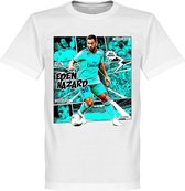 Real Madrid Hazard Comic T-Shirt - Wit - XXXL