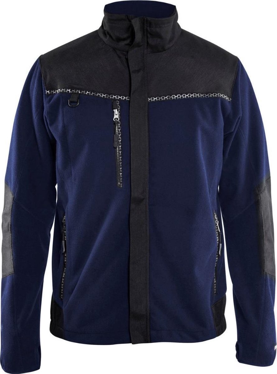 Blåkläder 4955-2524 Fleece jack functioneel Marineblauw/Zwart maat XXXL