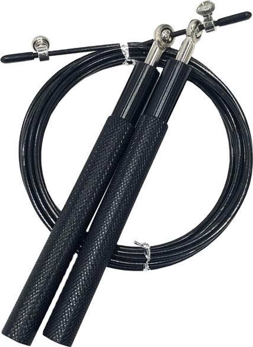 Professioneel Springtouw voor volwassenen - Lichtgewicht - Speedrope - Verstelbaar met Kogellager - Jumprope - Crossfit — afbeelding 3