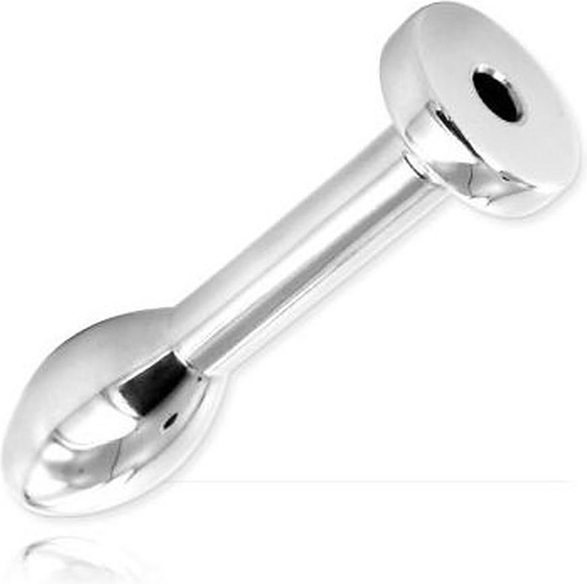 Goedkoopste Black Label - Teardrop - Penis Plug - RVS