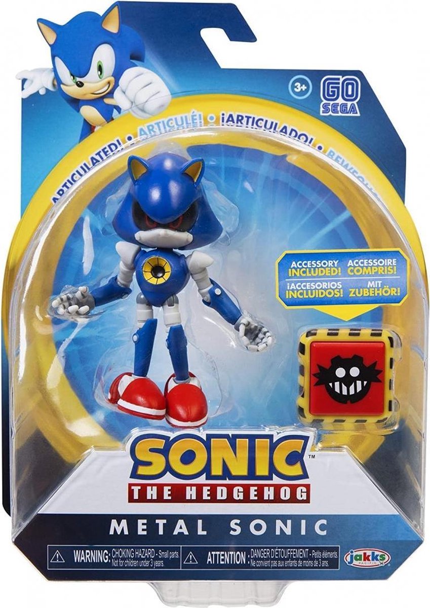 Figurine articulée Sonic - Métal Sonic | bol.com