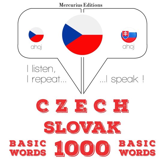Čeština - slovenština: 1000 základních slov - cover