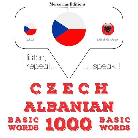 Česko - albánština: 1000 základních slov - cover