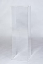Plexiglas sokkel zuil, 30 x 30 x 100 cm (lxbxh)
