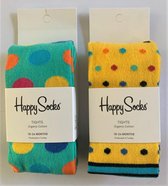 2 paar Maillot, "Happy socks" meer kleurig, maat 18 -24 maanden