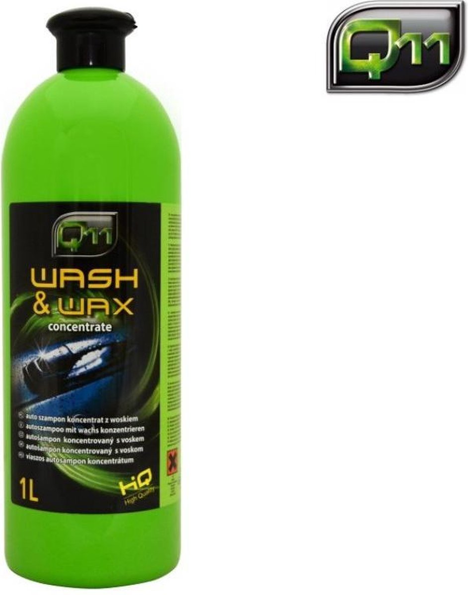 Q11 WASH & WAX Shampoo * 1Liter *