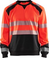 Blaklader Sweatshirt High Vis 3541-2528 - High Vis Rood/Zwart - XS