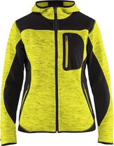 Blaklader Dames Vest met Softshell 4931-2117 - High Vis Geel/Zwart - M