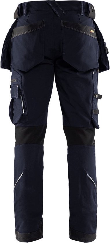 Blaklader 1998 Pantalon de Travail Stretch 4-way X1900 Bleu Foncé/ Zwart