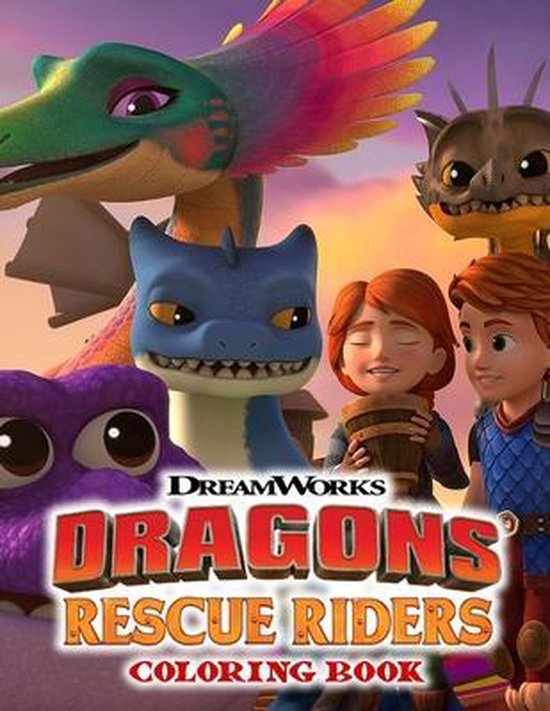 Dragons Rescue Riders Coloring Book, Christopher Cretella
