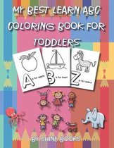 My Best Learn ABC Coloring Book for Toddlers