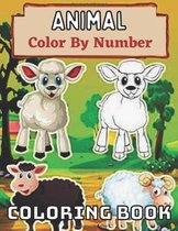 Animal Color By Number Coloring Book