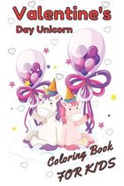 valentine's day unicorn coloring book for kids