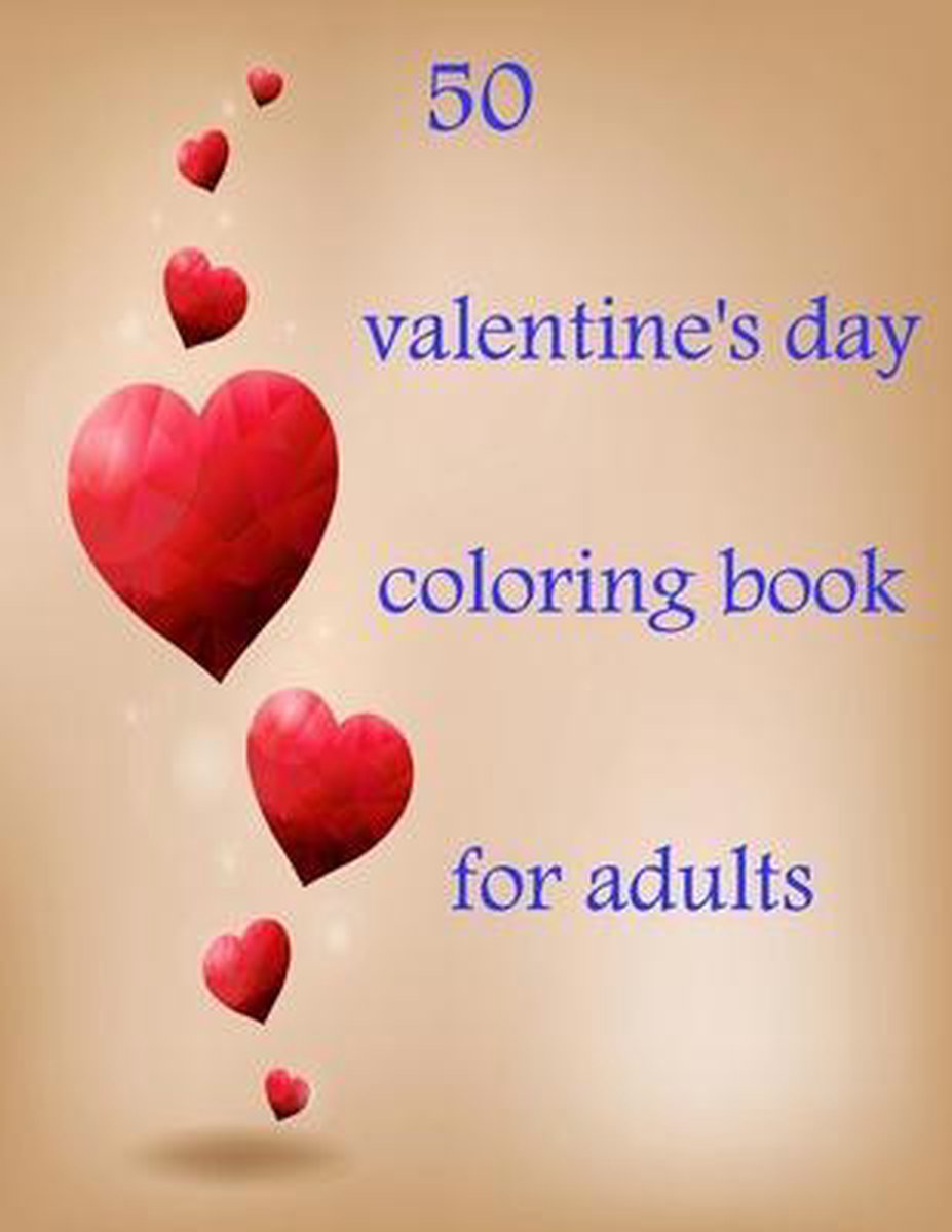 50 Valentine's Day Coloring Book For Adults van Perfect Art