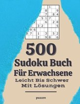 500 Sudoku Buch Für Erwachsene Leicht Bis Schwer Mit Lösungen
