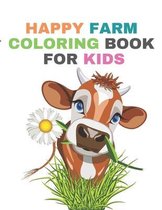 Happy Farm Coloring Book For Kids